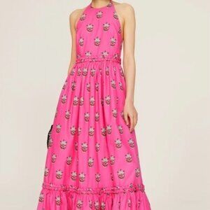 Rhode Salena Dress - Marigold Flower Hot Pink
